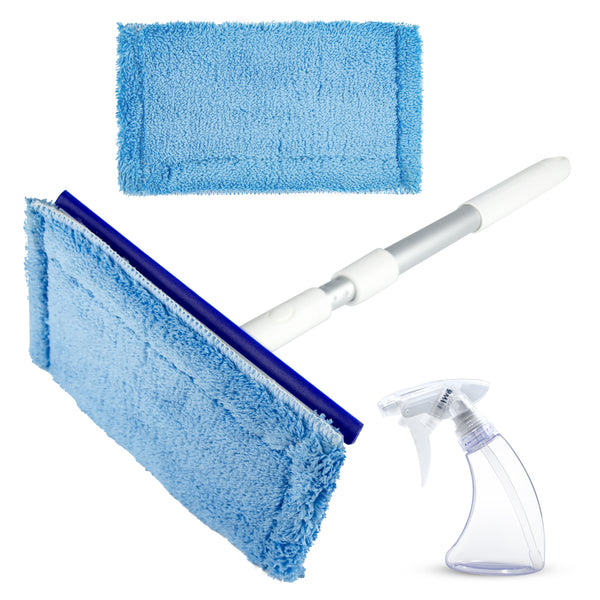 ITTAHO 2-in-1 Window Squeegee and Microfiber Window Washer (Scrubber Head  Only)